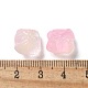 Выпечка расписные прозрачные стеклянные бусины GLAA-C035-01J-3