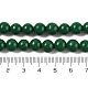 Естественно Mashan нефрита круглые бусины нити G-D263-8mm-XS35-4