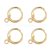 Латунные серьги-обручи KK-L179-04G-A