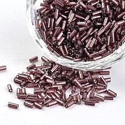 Серебристый круглый дырокол стеклянный стеклянный бусины SEED-I001-56