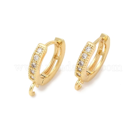 Латунные серьги-обручи KK-L152-20G-1