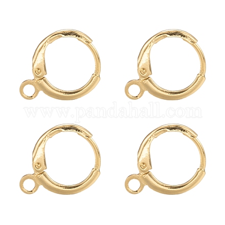 Латунные серьги-обручи KK-L179-04G-A-1