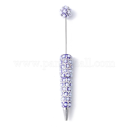 Ручка из сплава с бусинами AJEW-A066-04G-1