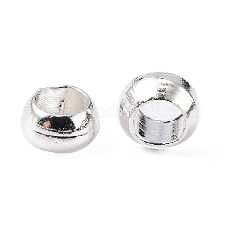 Зажимные бусины из латуни X-J0JMP022-1