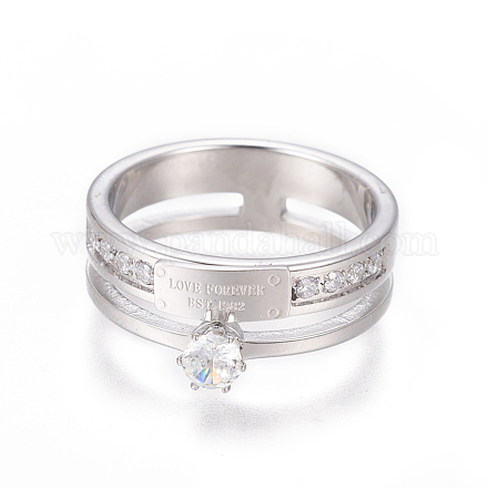 Кольца из нержавеющей стали 304 RJEW-F098-06P-1