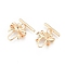 Brass Toggle Clasps, Cadmium Free & Nickel Free & Lead Free, Bowknot, Real 18K Gold Plated, Bowknot: 16x15.5x4mm, Hole: 1.5mm, Bar: 17x42mm, Hole: 1.2mm