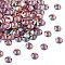 Preciosa® MAXIMA Crystal No Hotfix Flatback Stones, Czech Crystal, Dura Foiling, Round(438 11 615 Chaton Rose), 70040 200 Indian Pink AB, SS16(3.8~4mm)