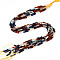 Natural Mixed Gemstone Beads Strands, Round Beads, Faceted, 3~3.5x3mm, Hole: 0.5mm, about 129~132pcs/strand, 15.16''~15.55''(38.5~39.5cm)