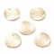 Brass Charms, Flat Round, Real 24K Gold Plated, 12x1mm, Hole: 1.2mm