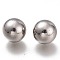Tarnish Resistant 304 Stainless Steel Beads, No Hole/Undrilled, Solid Round, Stainless Steel Color, 10mm