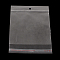 OPP Cellophane Bags, Rectangle, Clear, 17.5x13cm, Unilateral Thickness: 0.035mm, Inner Measure: 12.5x13cm