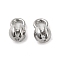 Brass Bead Tips, Calotte Ends, Cadmium Free & Nickel Free & Lead Free, Real Platinum Plated, 6x4x3.5mm, Hole: 1.3mm
