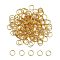 Iron Split Rings, Double Loop Jump Rings, Cadmium Free & Nickel Free & Lead Free, Ring, Golden, 10x1.4mm, about 8.6mm inner diameter, Single Wire: 0.7mm, about 4160pcs/1000g