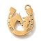 201 Stainless Steel Pendants, Horse with Women Charms, Golden, 13x11.5x1mm, Hole: 1.5mm