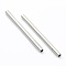 Non-Tarnish 304 Stainless Steel Beads, Tube Beads, Stainless Steel Color, 59x4mm, Hole: 3mm