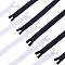 Garment Accessories, Nylon Zipper, Zip-fastener Components, Mixed Color, 30x2.4cm, 50pcs/set