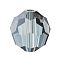 Preciosa® Crystal Beads, Czech Crystal, 451 19 602 Round, 00030 226 Valentinite, 6mm, Hole: 1.2mm