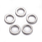 Non-Tarnish 201 Stainless Steel Linking Rings, Ring, Stainless Steel Color, 21x1.2mm