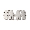 Non-Tarnish 304 Stainless Steel Charms, Lover, Stainless Steel Color, 11.5x13x1.4mm