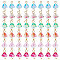 SUNNYCLUE 1 Box 120Pcs Mushroom Charms Glass Mushroom Charm 3D Mushrooms Charm Bulk Electroplate Glass Charms for Jewelry Making Charm Imitation Pearl Beads Earrings Necklace Bracelet DIY Supplies