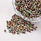 12/0 Opaque Colours Seep Glass Beads, Round Seed Beads, Colorful, 1.5~2x2mm, Hole: 0.5mm, about 22500pcs/450g