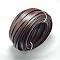 Leather Cords, Coconut Brown, 10x2mm, about 50Yards/Bundle(150 Feet/Bundle)