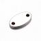 Tarnish Resistant 201 Stainless Steel Links connectors, Oval, Stainless Steel Color, 12.5x7x1.2mm, Hole: 1.5mm