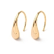 Серьги-подвески из латуни в форме капли EJEW-F384-18G-4
