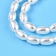 Прозрачные брызги окрашенные стеклянные бусы пряди GLAA-N001-25-4
