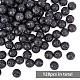 4 нить бусины из натурального вулканического камня G-OC0001-62-12mm-4