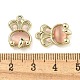 Стеклянные подвески из сплава с покрытием стойки FIND-M033-10-3