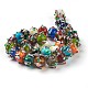 Ручной работы ухабистым Шарики Lampwork LAMP-J092-09-3