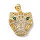 Латунные подвески с фианитами KK-H433-42G-1
