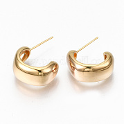 Серьги-кольца из латуни KK-R117-036-NF