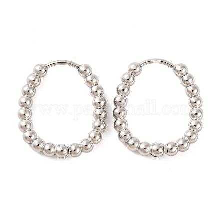 Серьги-кольца из нержавеющей стали 304 EJEW-G395-27P-1