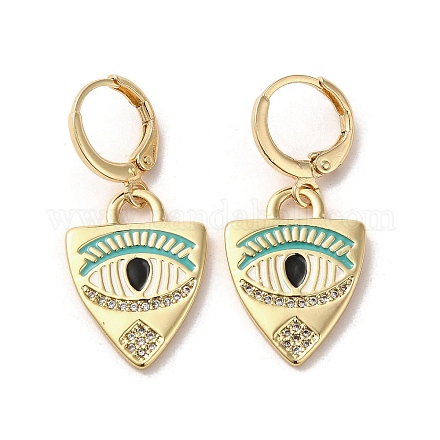 Серьги с подвесками из латуни EJEW-Q797-24G-02-1