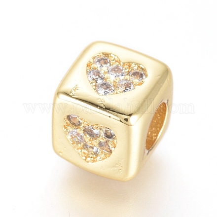 Латунные бусины KK-I657-07G-1