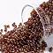 TOHO Round Seed Beads, Japanese Seed Beads, (165D) Transparent AB Ruby Hyacint, 11/0, 2.2mm, Hole: 0.8mm, about 5555pcs/50g