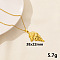 304 Stainless Steel Wolf Pendant Necklace, Cable Chain Necklaces