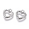Tibetan Style Alloy Pendants, Lead Free & Cadmium Free & Nickel Free, Antique Silver Color, 14mm long, 13mm wide, 2mm thick hole: 2mm