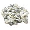Opaque Acrylic Beads, Mixed Shapes, Gray, 11~23x12.5~30x2.5~10.5mm, Hole: 1~2mm