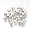 Brass Spacer Beads, Cube, Nickel Free, Real Platinum Plated, 4x4x4mm, Hole: 2.5mm