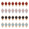 80Pcs 4 Colors Rack Plating Alloy Enamel Pendant Rhinestone Settings, Candy, Mixed Color, Fit for 1.2mm Rhinestone, 18x10x2.5mm, Hole: 1.6mm, 20pcs/color