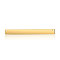 201 Stainless Steel Links Connectors, Manual Polishing, Rectangle, Golden, 60x6x2mm, Hole: 1mm