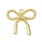 Rack Plating Alloy Pendants, Cadmium Free & Lead Free, Bowknot, Golden, 19x20x3mm, Hole: 1.6mm