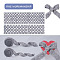 2 Rolls 2 Sizes Polyester Elastic Ribbon, for Hair Band Making, Gray, 1roll/style