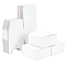 Paper Box, Jewelry Box, Square, White, 8x8x4cm
