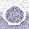 Transparent Inside Colours Glass Seed Beads, Triangle, Light Steel Blue, 3.4x3.4~3.8x3.4~3.8mm, Hole: 1mm, about 7500pcs/pound