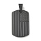 304 Stainless Steel Pendants, Rectangle with Star Charm, Black, 33x20x2mm, Hole: 7.5x5mm
