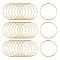 Brass Linking Rings, Lead Free & Nickel Free, Ring, Light Gold, 30x1mm